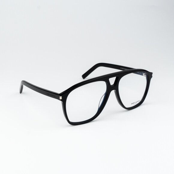 Saint Laurent DUNE Women Eyeglasses Black Pilot SL596 DUNE OPT 001 NEW AUTHENTIC - Picture 3 of 15